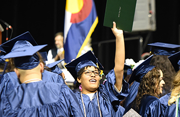  GOAL graduate celebrates with diploma